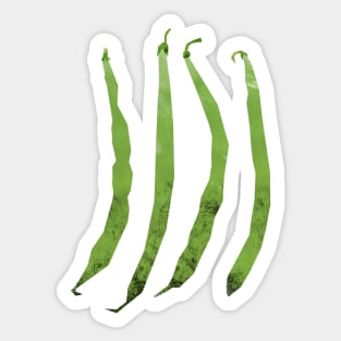 Green beans Sticker